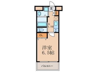 カサベ－ジュ天神橋の物件間取画像